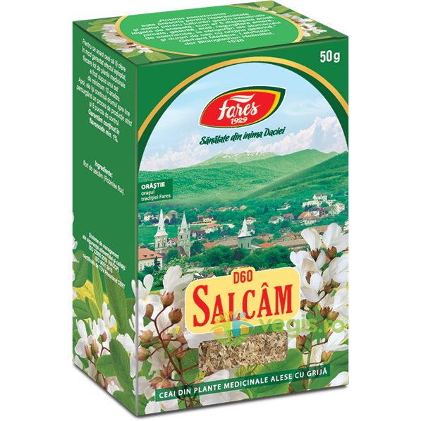 Ceai Salcam Flori 50g, FARES, Ceaiuri vrac, 1, Vegis.ro