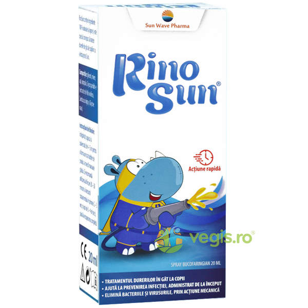 Rinosun Spray Bucofaringian 20ml, SUN WAVE PHARMA, Remedii Naturale ORL, 1, Vegis.ro