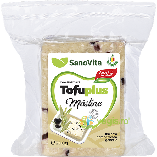 Tofu cu Masline (Sterilizat) 200g, SANOVITA, Produse de Post, 1, Vegis.ro