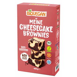 Mix pentru Cheesecake si Brownies (Negrese) fara Gluten Ecologic/Bio 480g BIOVEGAN