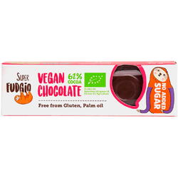 Baton de Ciocolata fara Gluten Ecologic/Bio 40g SUPER FUDGIO