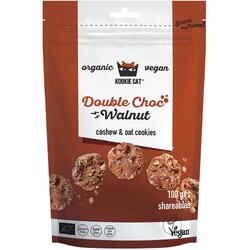 Cookies (Fursecuri) cu Ciocolata si Nuci fara Gluten Kookie Cat Ecologice/Bio 100g