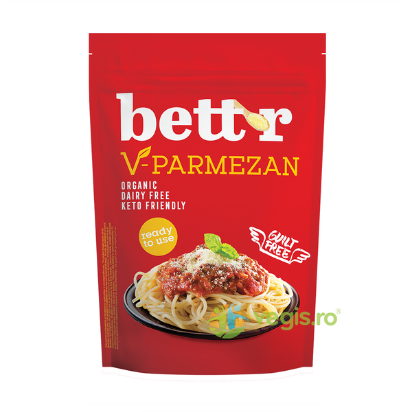 Inlocuitor de Parmezan fara Gluten Ecologic/Bio 150g, BETTR, Produse Alimentare Vegane, 1, Vegis.ro