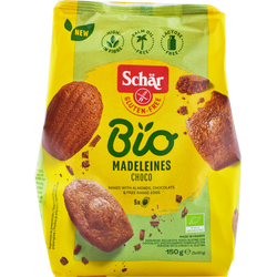 Madeleine cu Ciocolata fara Gluten Ecologice/Bio 150g Schar
