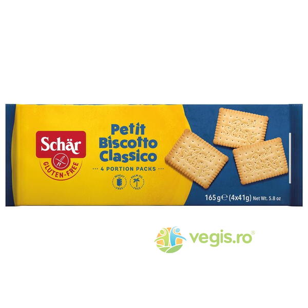 Biscuiti Clasici fara Gluten Petit 165g, Schar, Gustari, Saratele, 5, Vegis.ro