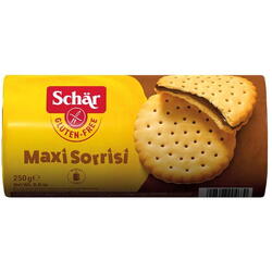 Biscuiti cu Crema de Cacao fara Gluten - Maxi Sorrisi 250g Schar