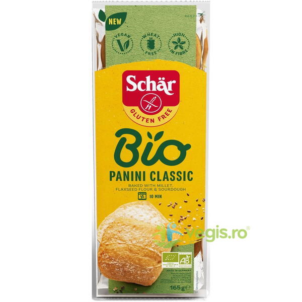 Chifle Albe fara Gluten Ecologice/Bio Panini 165g, Schar, Alimente BIO/ECO, 1, Vegis.ro