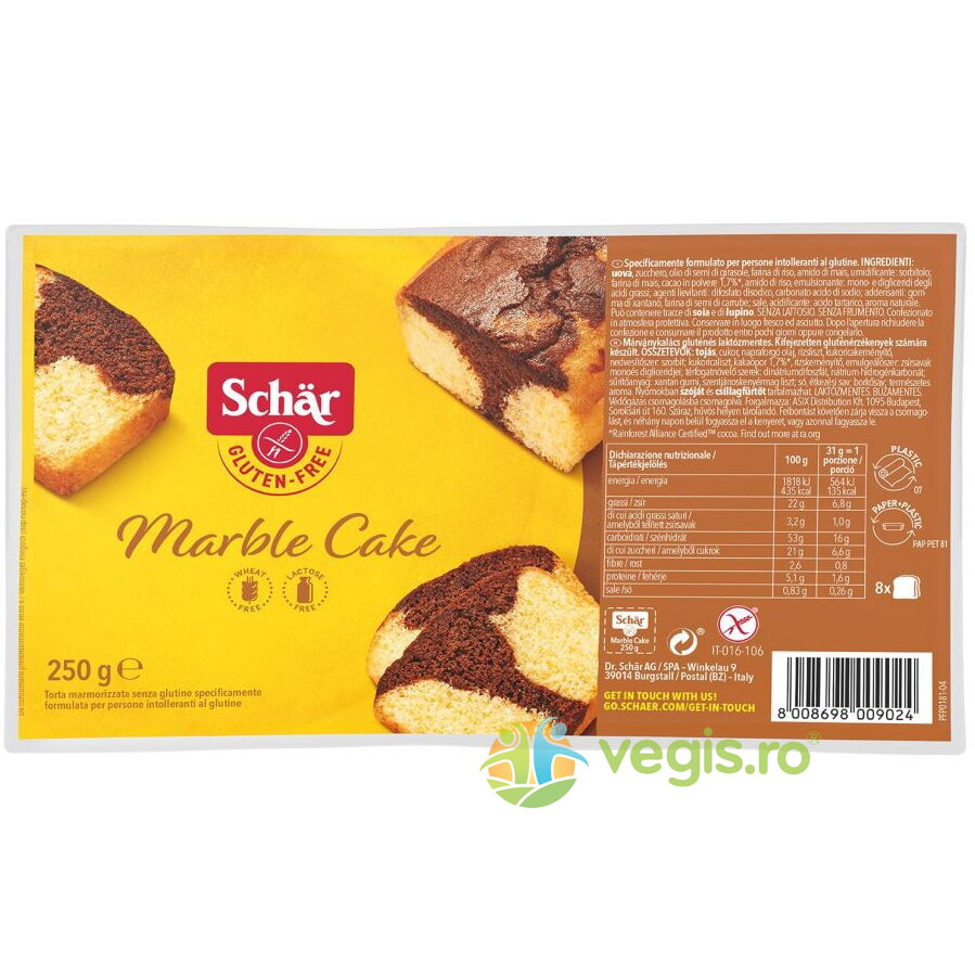 Chec fara Gluten - Marble Cake 250g