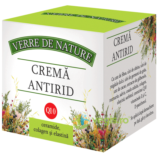 Crema Antirid cu Unt de Shea si Colagen Verre De Nature 50ml, MANICOS, Cosmetice ten, 1, Vegis.ro