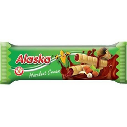 Rulouri din Porumb Umplute cu Crema de Alune de Padure fara Gluten 18g Alaska