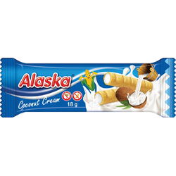Rulouri din Porumb Umplute cu Crema de Cocos fara Gluten 18g Alaska