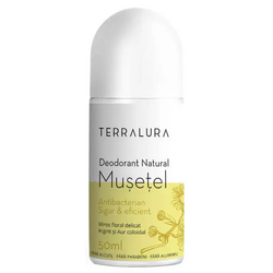 Deodorant Roll-On Natural cu Musetel 50ml TERRALURA