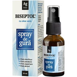 BiSeptol Spray de Gura cu Aloe Vera 20ml DACIA PLANT