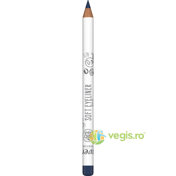 Creion Contur Ochi (Soft Eyeliner) - 04 Albastru 1.10g, LAVERA, Machiaje naturale, 3, Vegis.ro