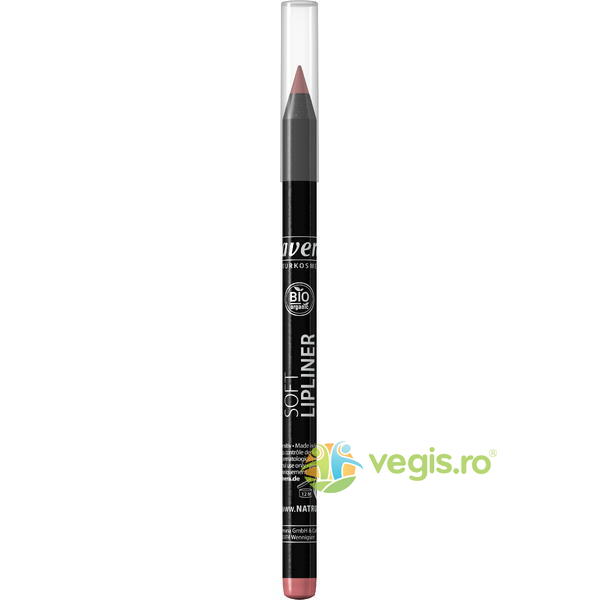 Creion Contur Buze (Soft Lipliner) - 01 Rose 1.4g, LAVERA, Machiaje naturale, 3, Vegis.ro