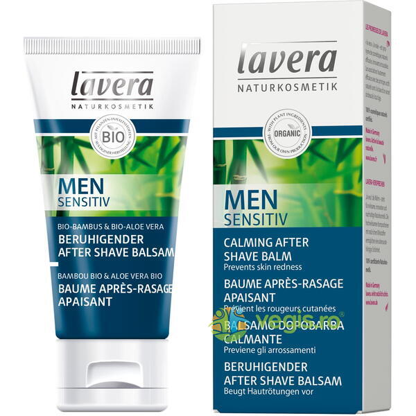 Balsam After Shave Calmant si Hidratant Men Sensitiv 50ml, LAVERA, Cosmetice barbati, 1, Vegis.ro