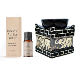 Set Ulei Parfumat Tabaco Vanilla 10ml AROMATIQUE + Suport Mare pentru Ulei Aromat Elefant BISPOL EXCLUSIV