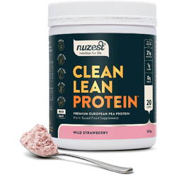 Proteina Vegetala Clean Lean Protein - Wild Strawberry 500g NUZEST