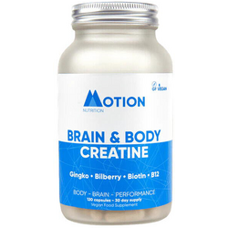 Brain Body Creatine - Rezistenta, Putere, Performanta 120cps MOTION NUTRITION