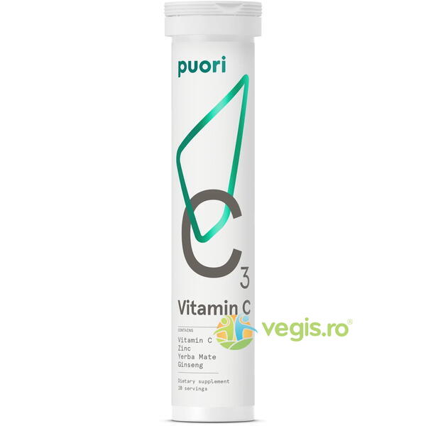 Vitamina C 500mg 20cpr efervescente, PUORI, Vitamina C, 1, Vegis.ro