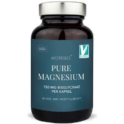 Pure Magnesium (Bisglicinat de Magneziu) Vegan 90cps NORDBO