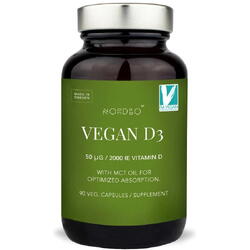 Vitamina D3 Vegana (2000UI) 90cps NORDBO