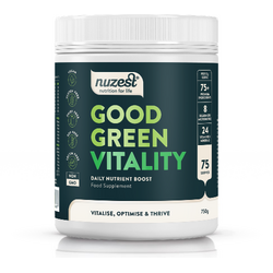 Shake Proteic cu Multivitamine si Superalimente Good Green Vitality 300g NUZEST