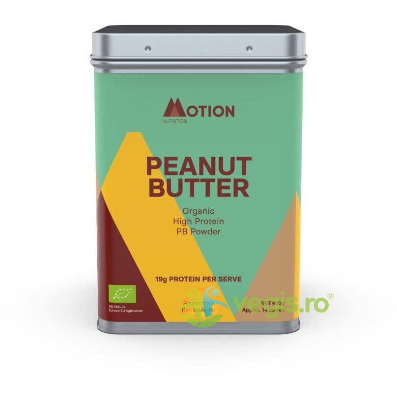 Proteina Vegetala – Peanut Butter Vegan Protein 400g Motion Nutrition