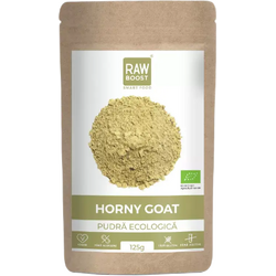 Pudra Horny Goat Weed Ecologica/Bio 125g RAWBOOST