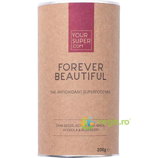 Forever Beautiful Superfood Mix Ecologic/Bio 200g, YOUR SUPER, Pulberi & Pudre, 3, Vegis.ro