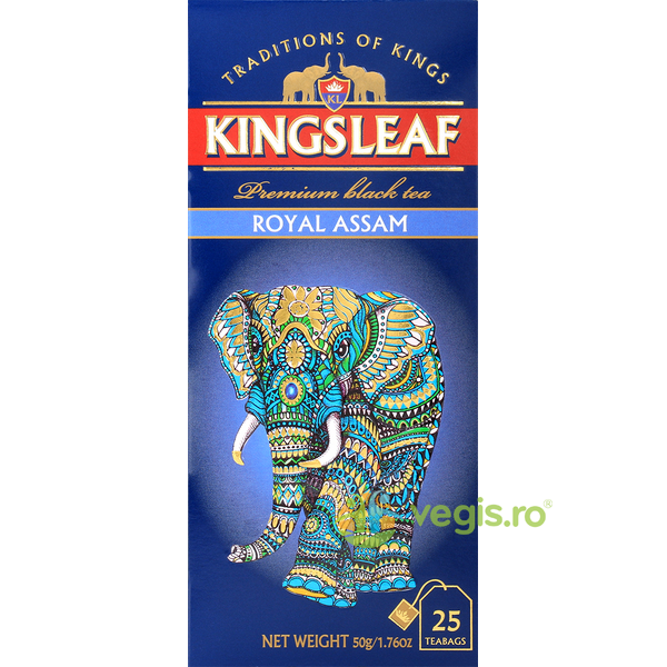 Ceai Royal Assam 25dz Kingsleaf, Basilur Tea, Ceaiuri doze, 3, Vegis.ro