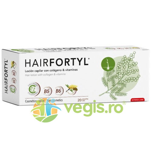 Lotiune pentru Par cu Colagen si Vitamine Hairfortyl 20x5ml DIETETICOS-INTERSA