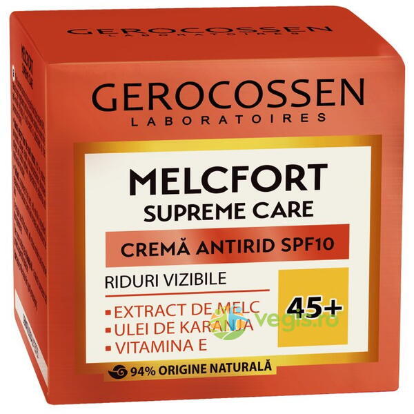 Crema Antirid 45+ Spf10 Melcfort Supreme 50ml, GEROCOSSEN, Cosmetice ten, 1, Vegis.ro