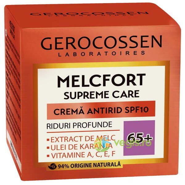 Crema Antirid 65+ Spf10 Melcfort Supreme 50ml, GEROCOSSEN, Cosmetice ten, 1, Vegis.ro