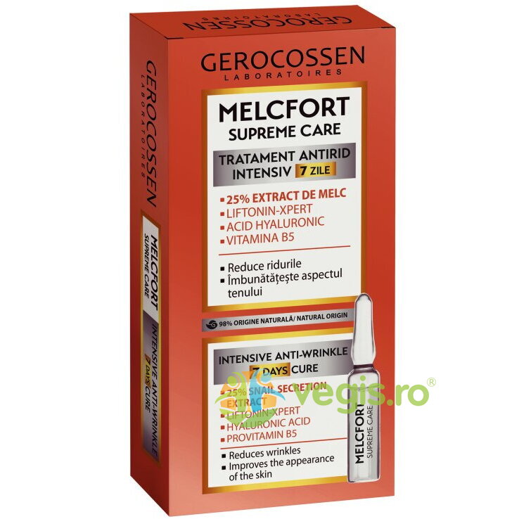 Tratament Antirid Melcfort Supreme 7 fiole x 2ml 2ml Cosmetice