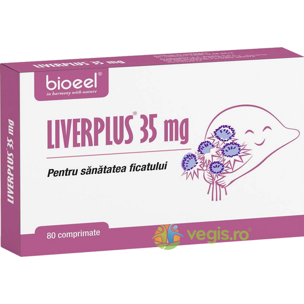 Liverplus 35mg 80cpr, BIOEEL, Capsule, Comprimate, 1, Vegis.ro