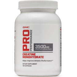 Creatina Monohidrata (Creatine Monohydrate) 3500mg Pro Performance 120cps GNC
