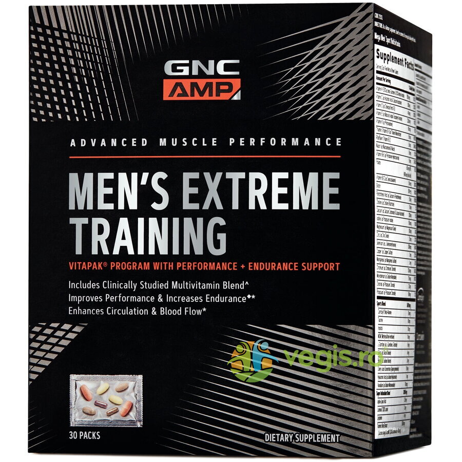 Program Vitapak pentru Performanta si Anduranta Amp Men’s Extreme Training 30buc