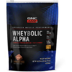 Proteina din Zer cu Aroma de Ciocolata Amp Wheybolic Alpha 573.3g GNC