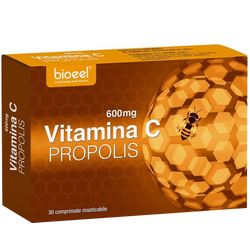 Vitamina C 600mg + Propolis fara Zahar 30cpr BIOEEL