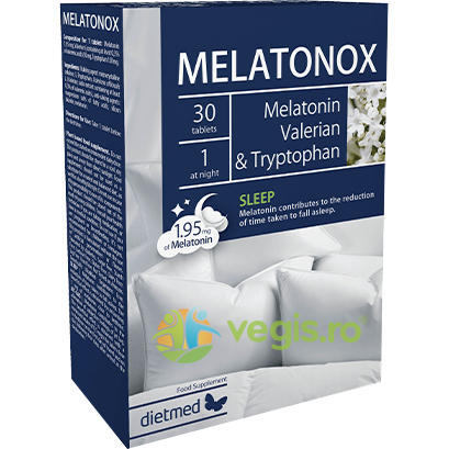 Melatonox 1.95mg 30cpr, DIETMED-NATURMIL, Capsule, Comprimate, 1, Vegis.ro