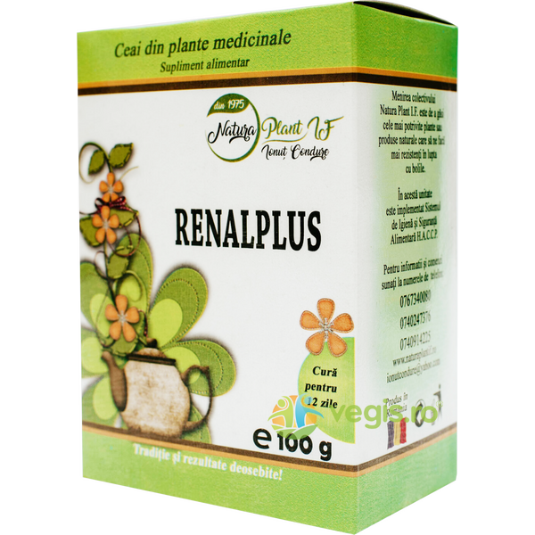 Ceai Renalplus 100g, NATURA PLANT, Ceaiuri vrac, 1, Vegis.ro
