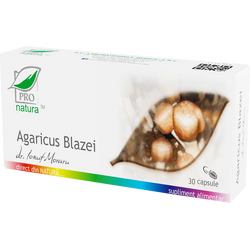 Agaricus Blazei (Ciuperca Soarelui) 30cps MEDICA