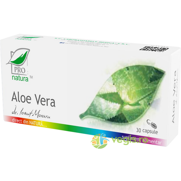 Aloe Vera 30cps, MEDICA, Remedii Capsule, Comprimate, 1, Vegis.ro