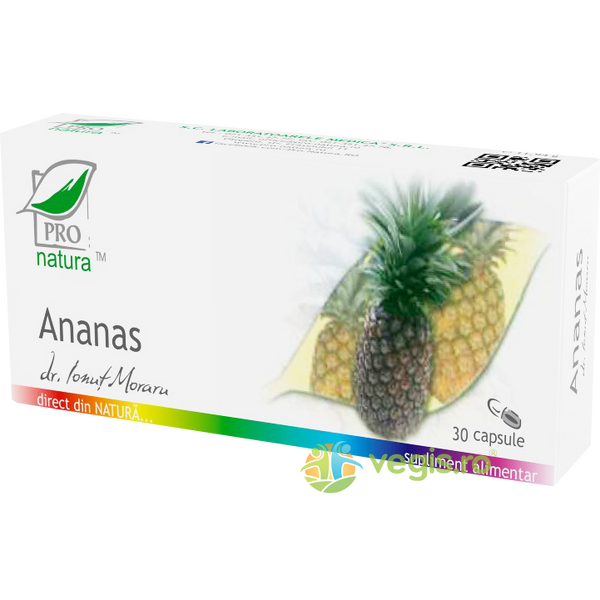 Ananas 30cps, MEDICA, Remedii Capsule, Comprimate, 1, Vegis.ro