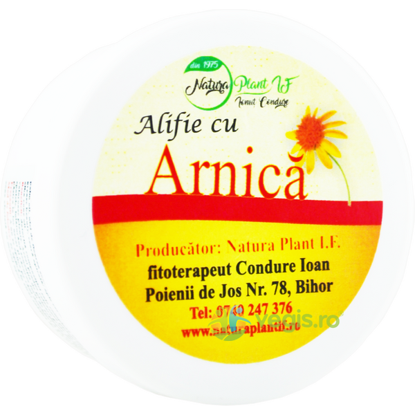 Crema cu Arnica 50ml, NATURA PLANT, Unguente, Geluri Naturale, 1, Vegis.ro
