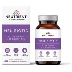Neu Biotic Multi Strain Probiotic 20 miliarde UFC 60cps NEUTRIENT
