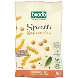 Paste Spirelli din Naut fara Gluten Ecologice/Bio 250g BYODO