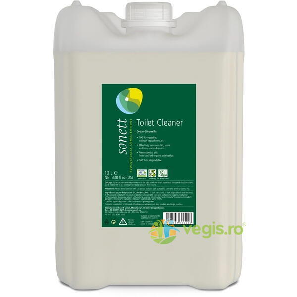 Detergent pentru Toaleta cu Cedru si Citronella Ecologic/Bio 10L, SONETT, Produse de Curatenie Casa, 1, Vegis.ro