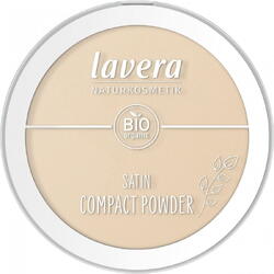Pudra Compacta Medium 02 Satin Powder Ecologica/Bio 9.5g LAVERA